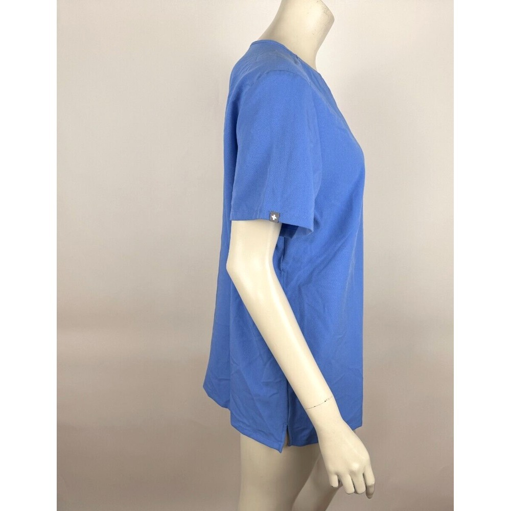 Figs Catarina One-Pocket Scrab Top Women L EUC V-neck Short Sleeve StretchFW1000 - Picture 2 of 11